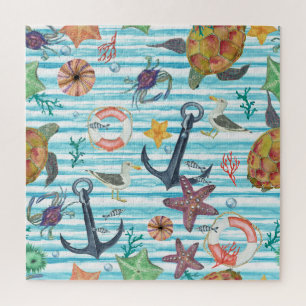 Puzzle Tortues nautiques Seagul Starfish Motif