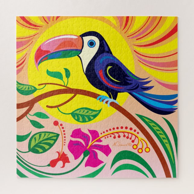 Puzzle Toucan Tropical (Vertical)