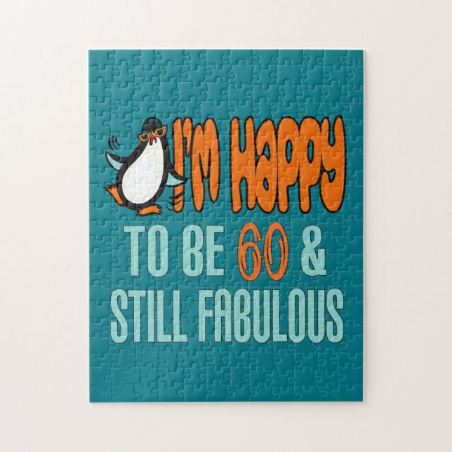 Puzzle Toujours fabuleux 60e Anniversaire Penguin (Vertical)