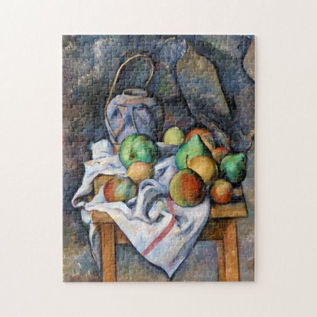Puzzle Toujours la vie avec les fruits, Paul Cezanne (Vertical)