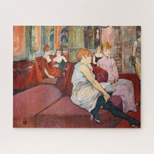 Puzzle Toulouse-Lautrec - At the Salon, rue des Moulins