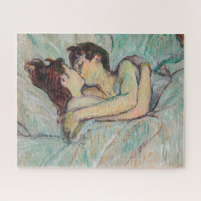 Puzzle Toulouse-Lautrec - Au lit, le baiser (Horizontal)