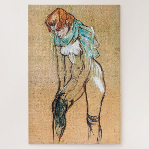 Puzzle Toulouse-Lautrec - Femme qui tire son bas