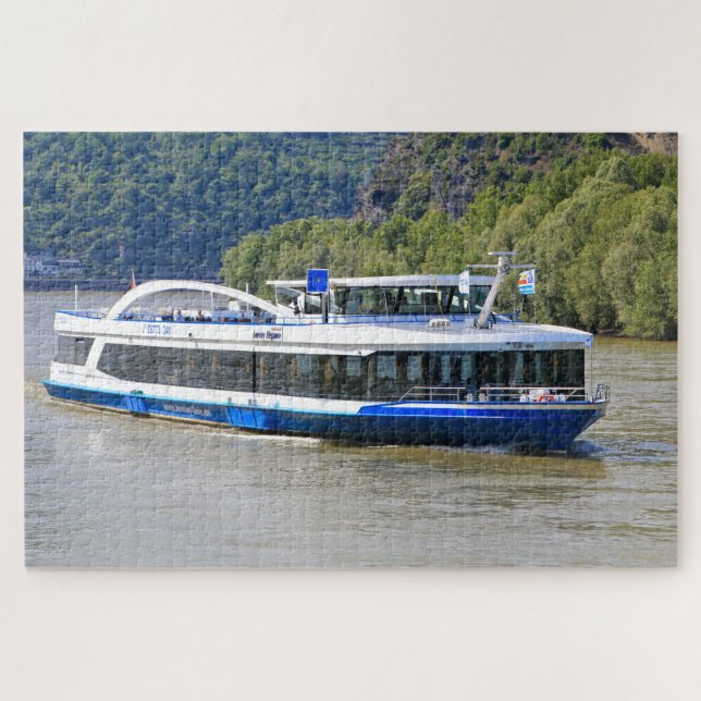 Puzzle Tour boat, Rhine River, Germany  (Horizontal)