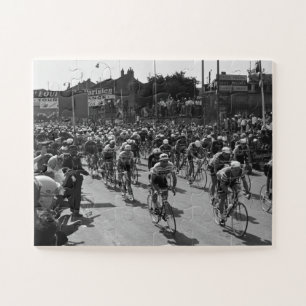 Puzzle Tour de France 1962 Étape 1 Départ groupé à Nancy