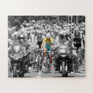 Puzzle Tour de France Yellow Jersey Peloton Cycling Race