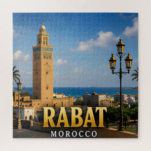 Puzzle Tour de Hassan de Rabat et Élégance Atlantique