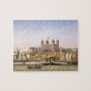 Puzzle Tour de Londres, c.1862 (litho de couleur)