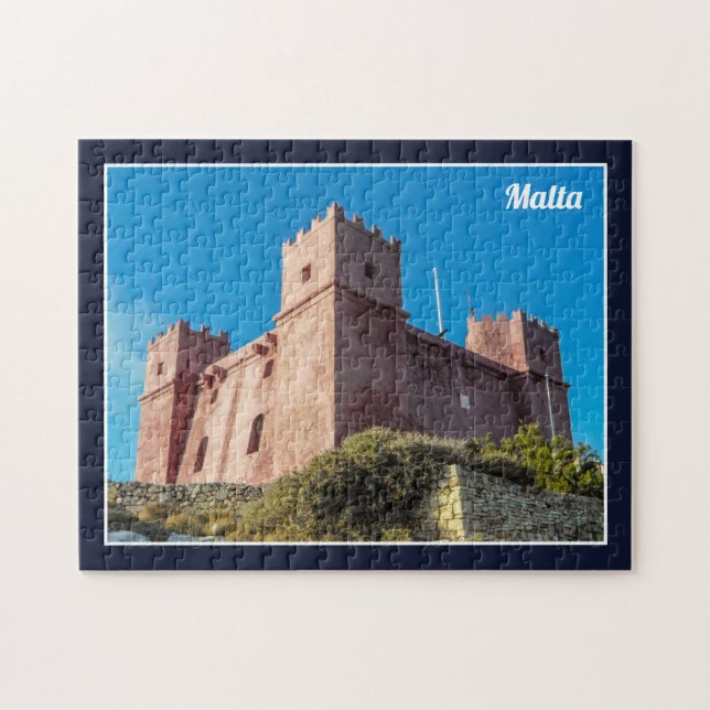 Puzzle Tour de Sainte-Agathe de Malte alias Tour Rouge de (Horizontal)