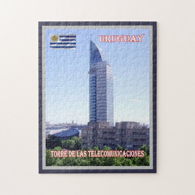 Puzzle Tour des télécommunications - Uruguay - (Vertical)