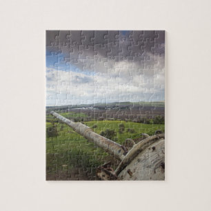 Puzzle Tour d'un char israélien pointant vers Qunietra