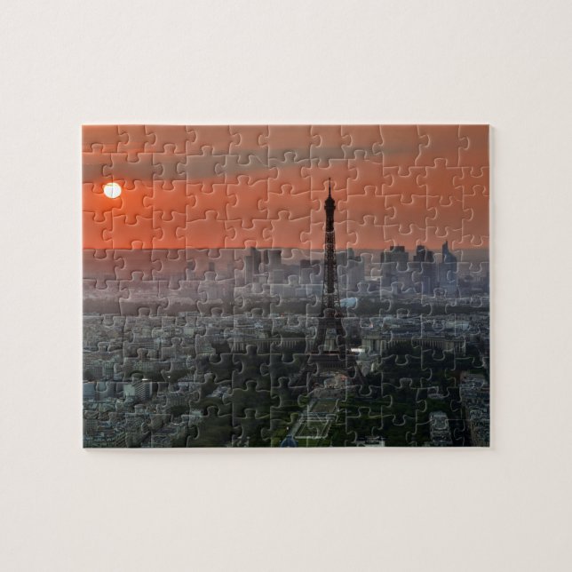 Puzzle Tour Eiffel Paris Europe Travel (Horizontal)