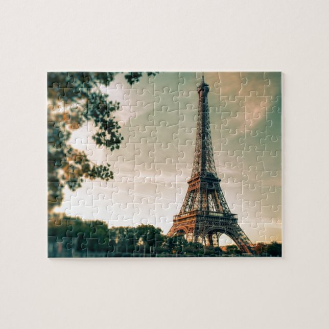 Puzzle Tour Eiffel Paris Europe Voyage Photo (Horizontal)
