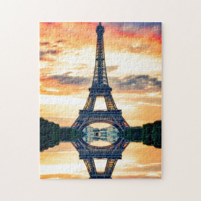 Puzzle Tour Eiffel Paris Europe Voyage Photo (Vertical)
