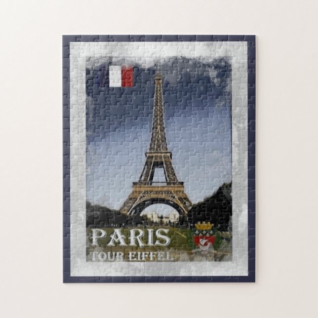 Puzzle Tour Eiffel - Paris - France - (Vertical)