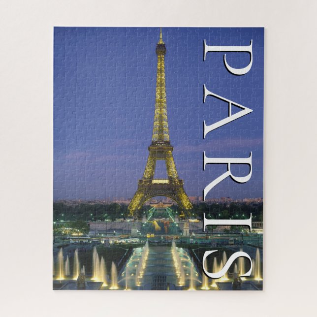 Puzzle Tour Eiffel | Paris, France (Vertical)