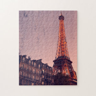 Puzzle Tour Eiffel - Paris Retro Style - 11x14 - 252 pcs