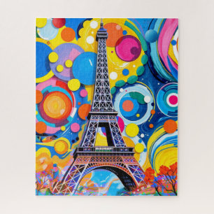 Puzzle Tour Eiffel Pop Art