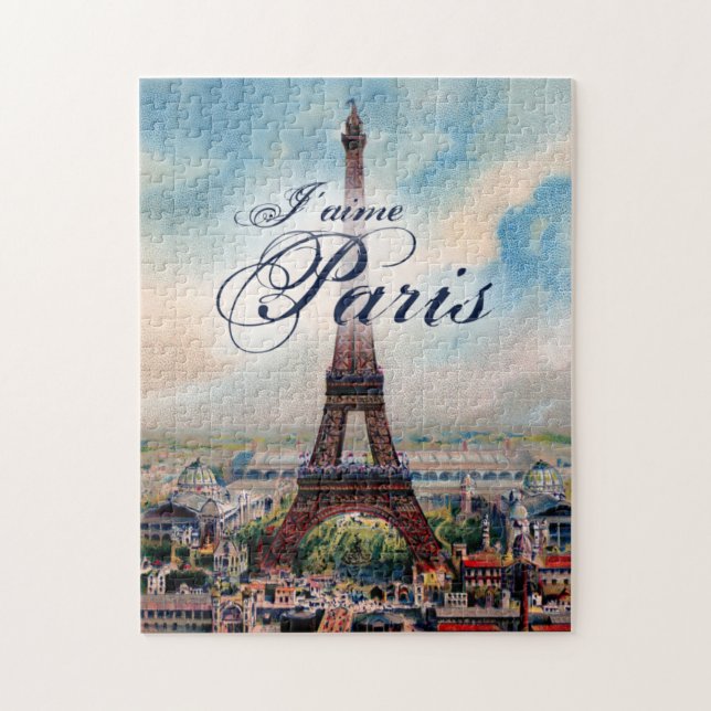 Puzzle Tour Eiffel vintage (Vertical)
