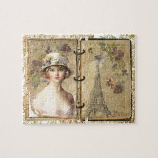 Puzzle Tour Eiffel vintage - Love Paris