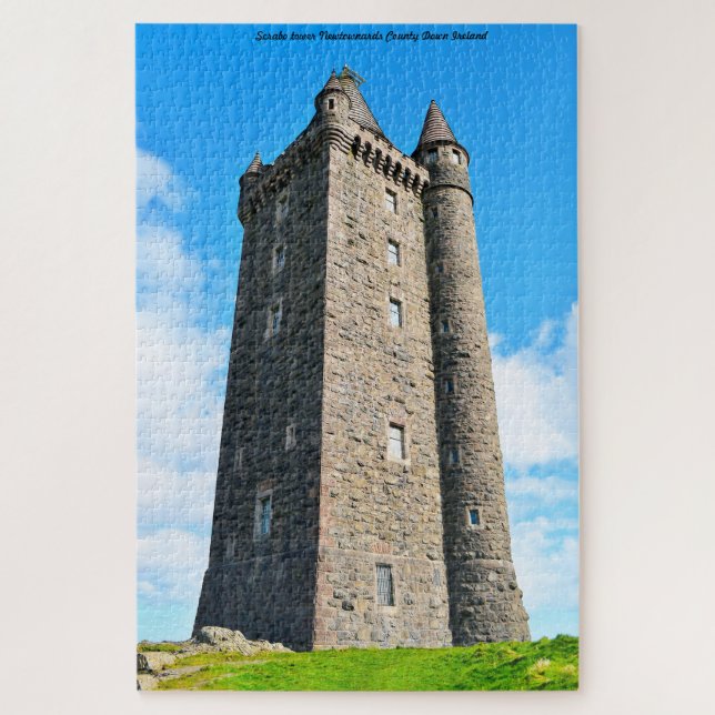Puzzle tour Scrabo Newtownards comté de Down Irlande. Jig (Vertical)