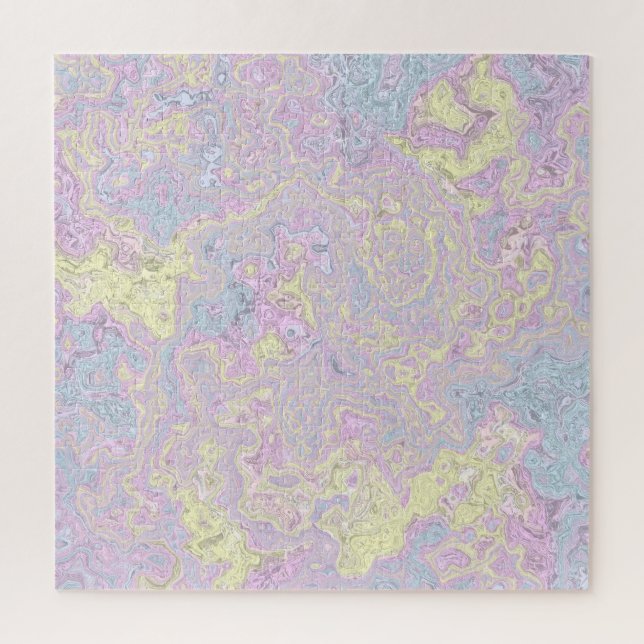 Puzzle Tourbillon Cyan, Jaune, Magenta (Vertical)