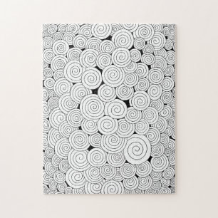 Puzzle Tourbillon & Merveille – Carte de vœux à colorier