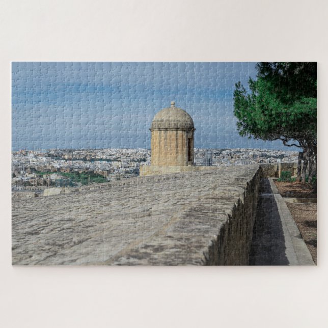 Puzzle Tourelle de canon sur les murs de la vieille ville (Horizontal)