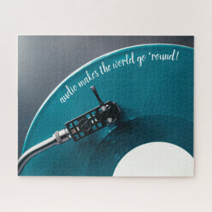 Puzzle Tourne-disque audiophile de l'aluminium