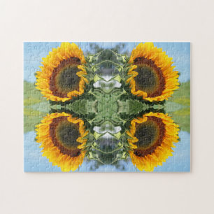Puzzle Tournesol Au Soleil Fleur Abstraite Art