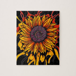 Puzzle Tournesol éclaboussé