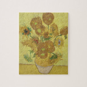 Puzzle Tournesols de Van Gogh - Jaune vibrant sur jaune