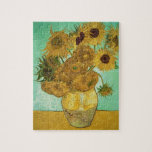 Puzzle Tournesols de Vincent van Gogh |, 1888<br><div class="desc">Nombre de collection d'image :  BAL20294 tournesols,  1888 (huile sur la toile). Gogh,  huiles de fourgon de Vincent 1853-90) (sur la toile. Neue Pinakothek,  Munich,  Allemagne.  1888</div>