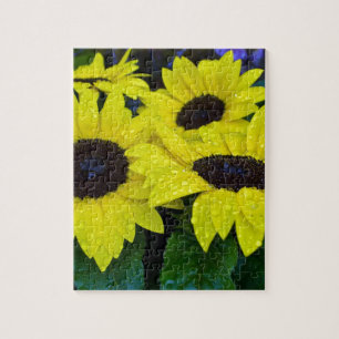 PUZZLE TOURNESOLS MAGNIFIQUES DE JARDIN
