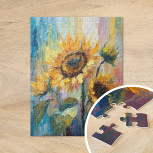 Puzzle Tournesols Peinture Abstraite Florale moderne