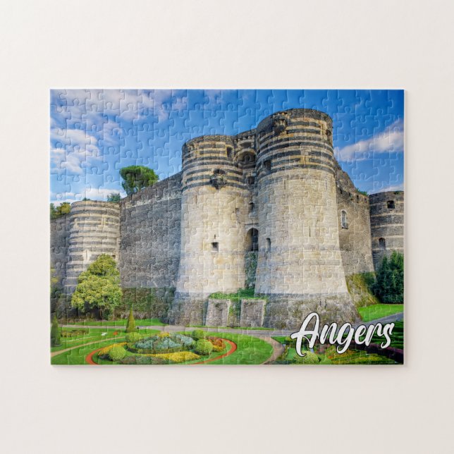 Puzzle Tours d'Angers, Angers, France (Horizontal)