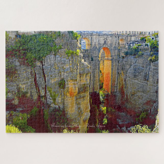Puzzle Tours d'en-haut - Ronda, Espagne (Horizontal)