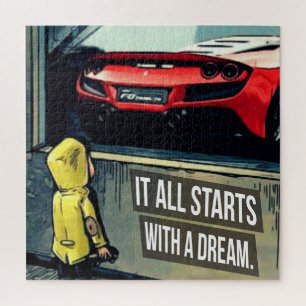 Puzzle Tout Commence Par Une Citation Motivationnelle De