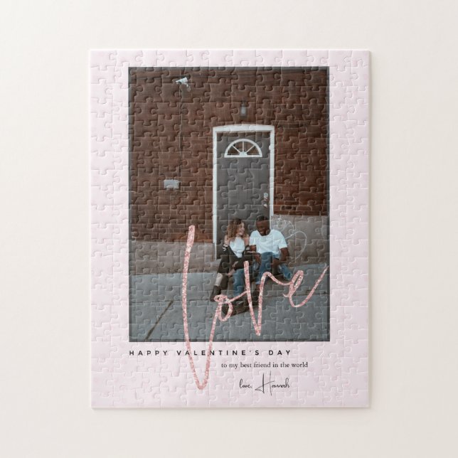 Puzzle Toute couleur | Joyuse Saint Valentin Photo (Vertical)