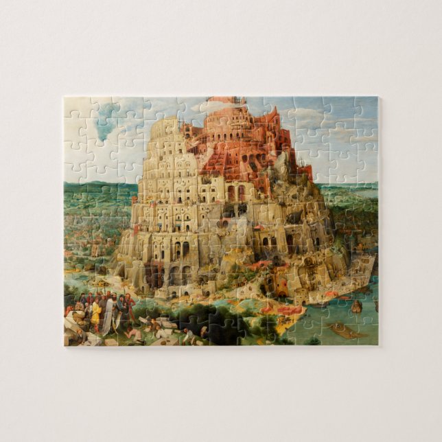 Puzzle Tower of Babel by Peter Bruegel the Elder (Horizontal)