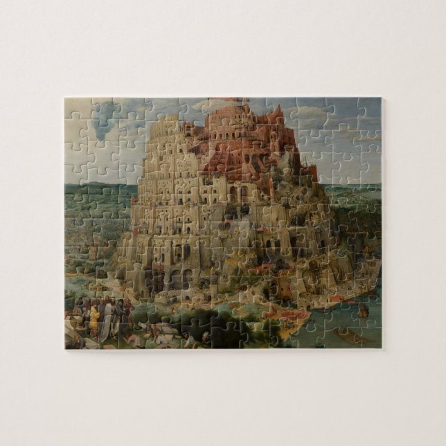 Puzzle Tower of Babel by Peter Bruegel the Elder (Horizontal)