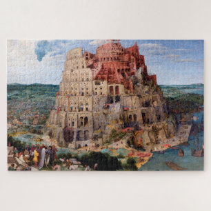 Puzzle Tower of Babel, Pieter Bruegel the Elder