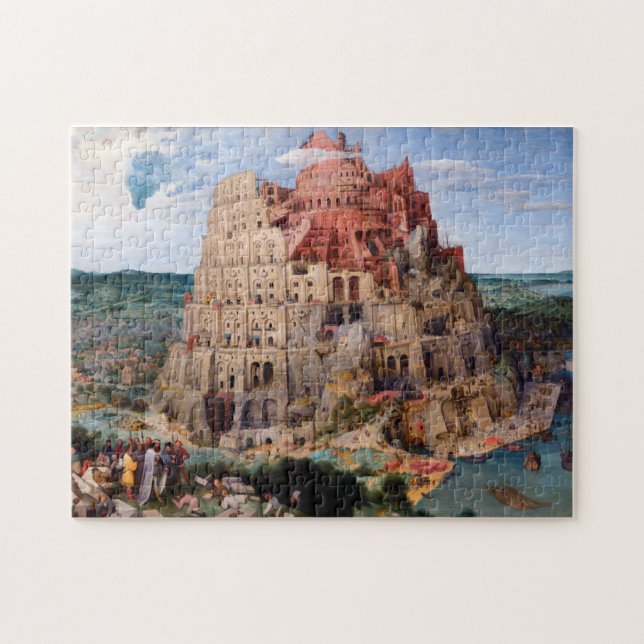 Puzzle Tower of Babel, Pieter Bruegel the Elder, 1563 (Horizontal)