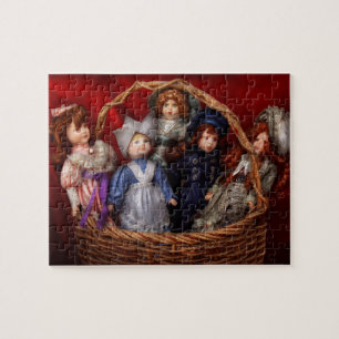Puzzle Toy - Dolls - Un panier de poupées victoriennes 
