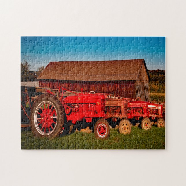 Puzzle Tracteurs vintages. (Horizontal)