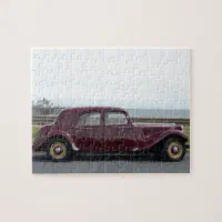 Vintage Citroen Car Jigsaw Puzzle Voiture de collection Puzzle De Voiture  en bois Puzzle -  France