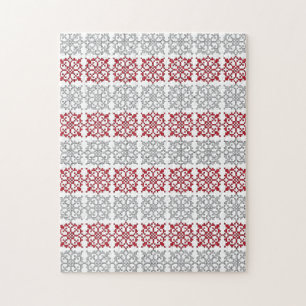 Puzzle Traditional Latvian SUN sign geometric pattern I