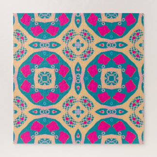 Puzzle Traditionnel, patchwork péruvien, motif de tuiles