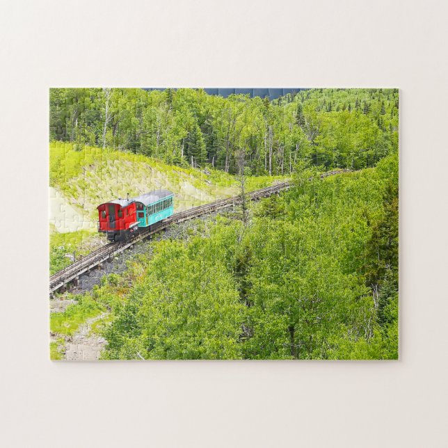Puzzle Train à crémaillère Washington Mountain New Hampsh (Horizontal)