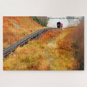 Puzzle Train Cog Washington Mountain New Hampshire Jigsaw